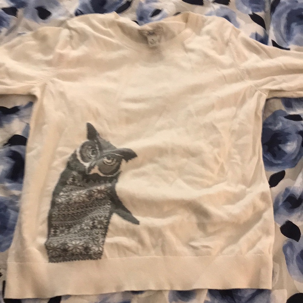 Bass M Owl Sweater 💯 cotton